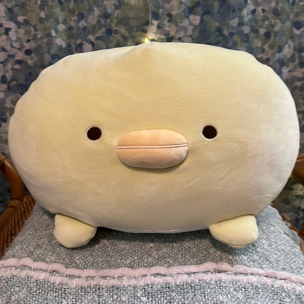 San-X Sumikkogurashi Duck Plush 8”x14”